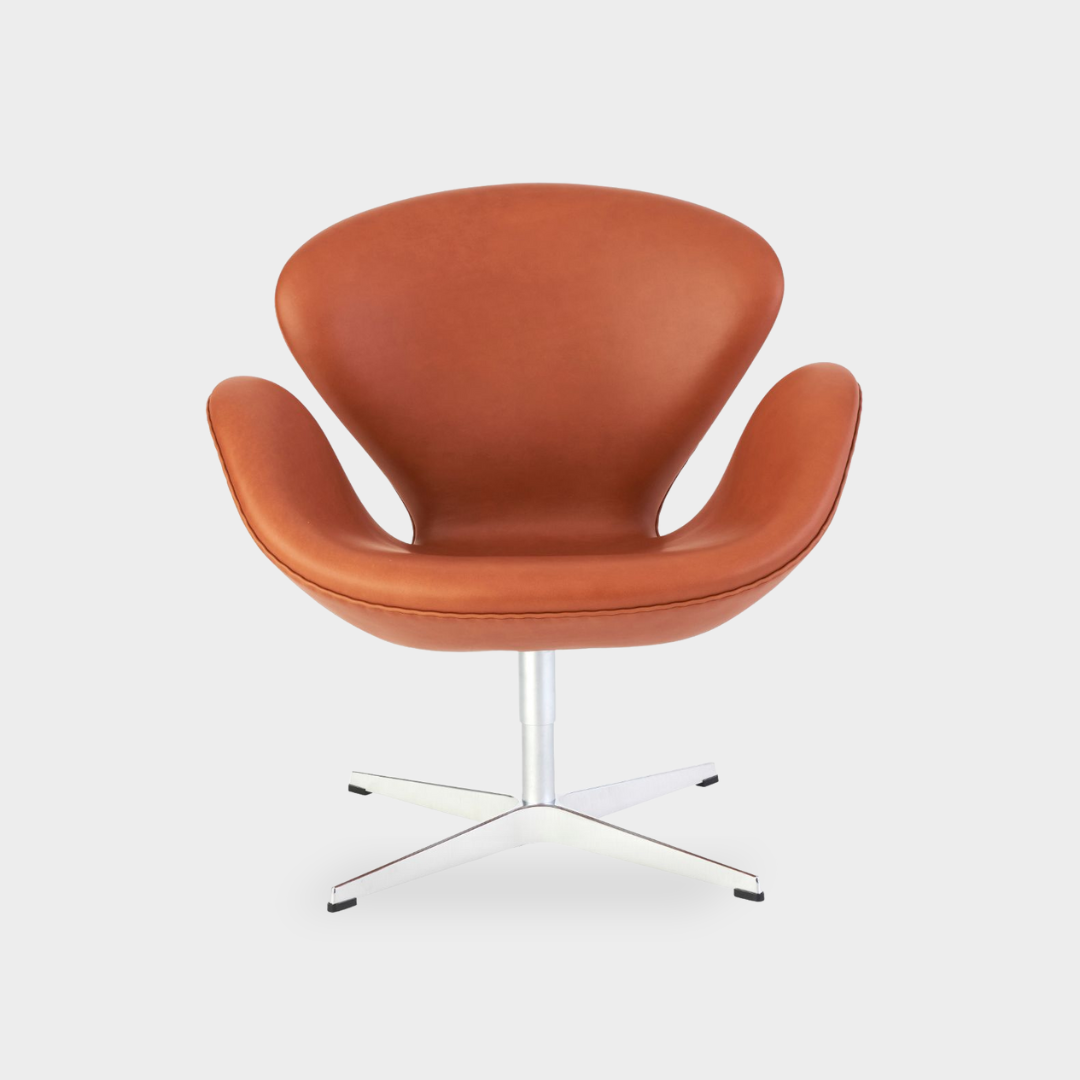 Upholstery by Arne Jacobsen Swan chair