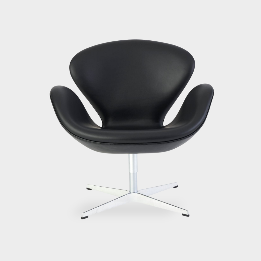 Upholstery by Arne Jacobsen, Swan chair.