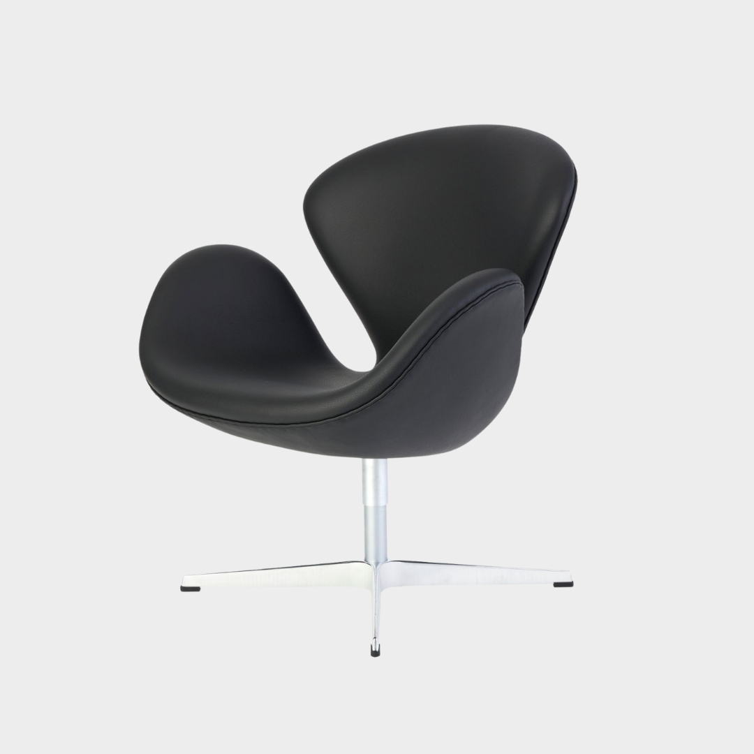 Upholstery by Arne Jacobsen, Swan chair.