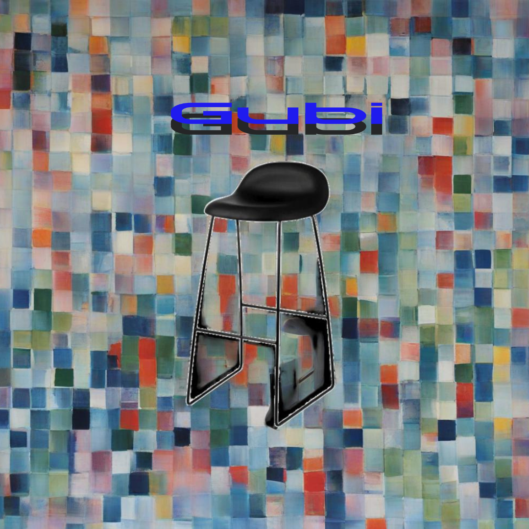 GUBI BAR STOOL 3D